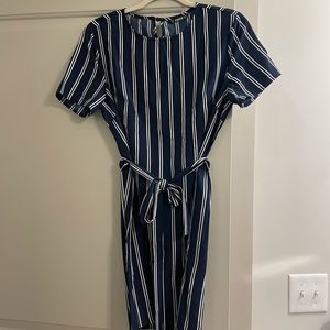 SHEIN dress- navy with stripes